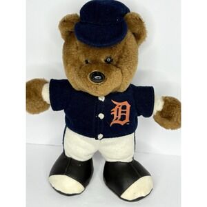 Good Stuff Detroit Tigers Baseball Plush Teddy Bear Authentic MLB 2001 9"